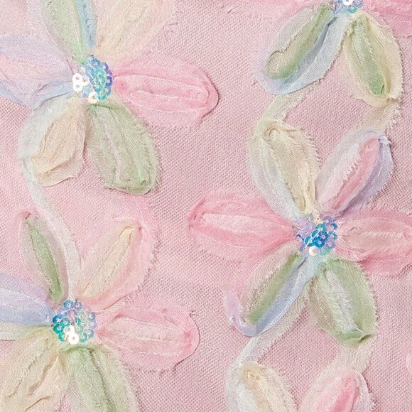 Multicolor Women's French Elegant Romantic Date Night Luxury Floral Maxi dress - Picture 8 of 8